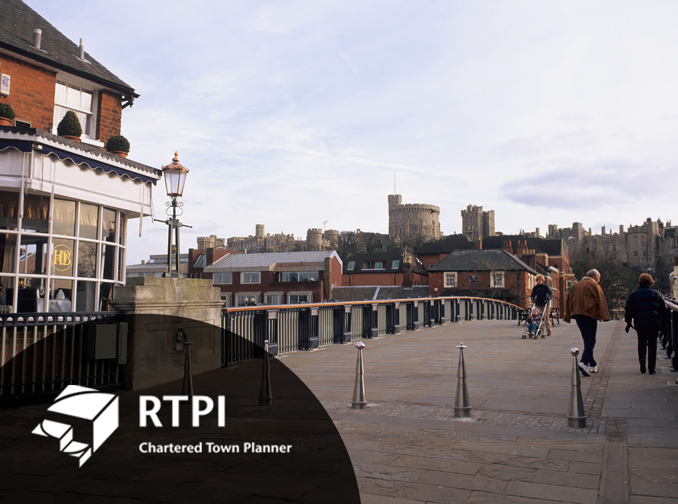 Planning consultants image of a large bridge and castle in the background