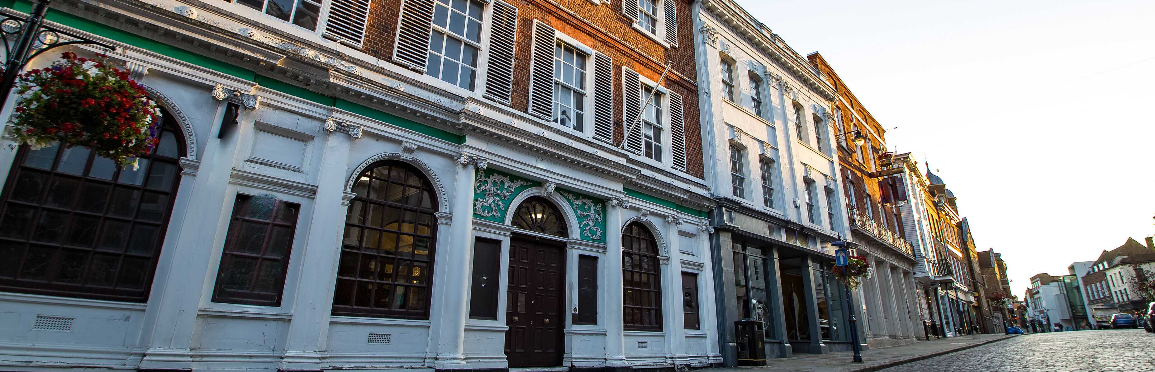 Planning advice image of adjoined buildings along a street